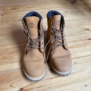 Timberland Brown Leather Lace-Up Boots